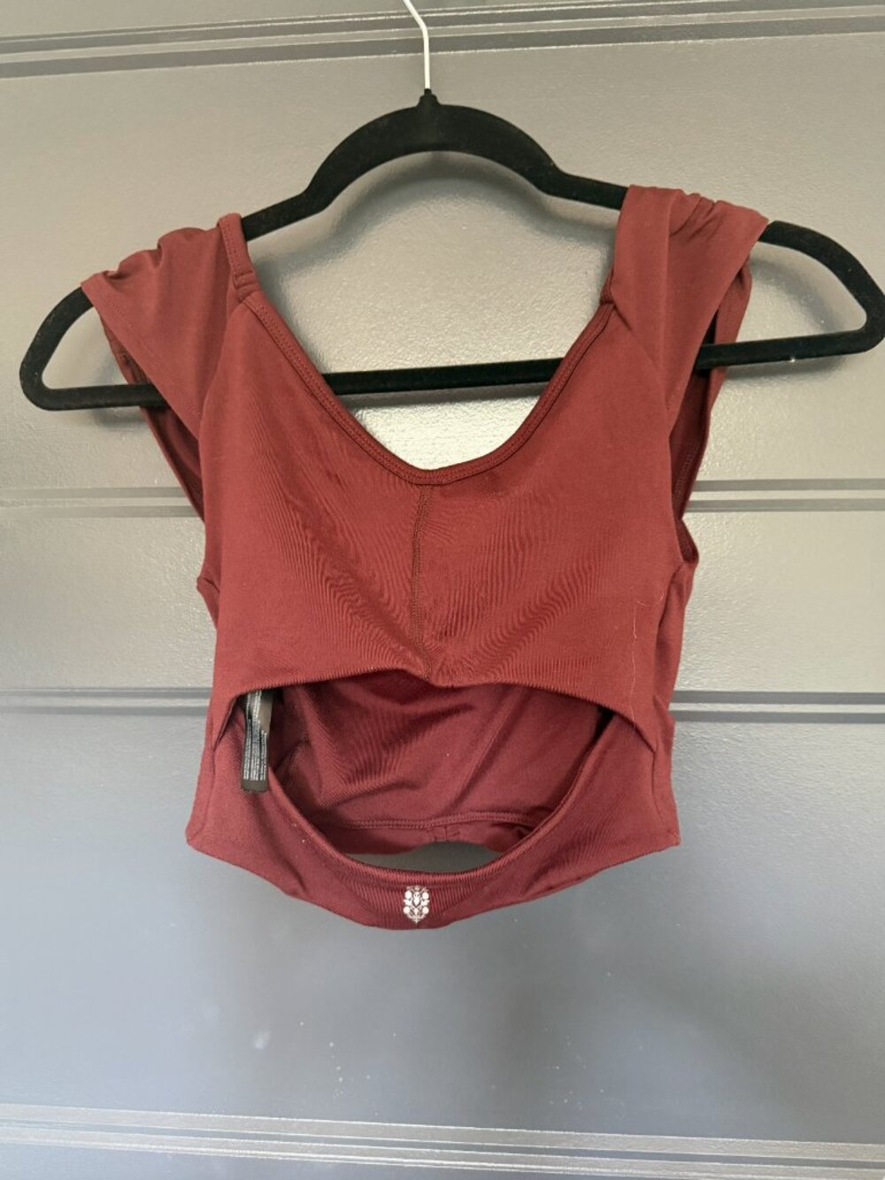 FREE PEOPLE MOVEMENT BREATHE DEEPER CAMI - ESPRESSO Size xs - Picture 6 of 7